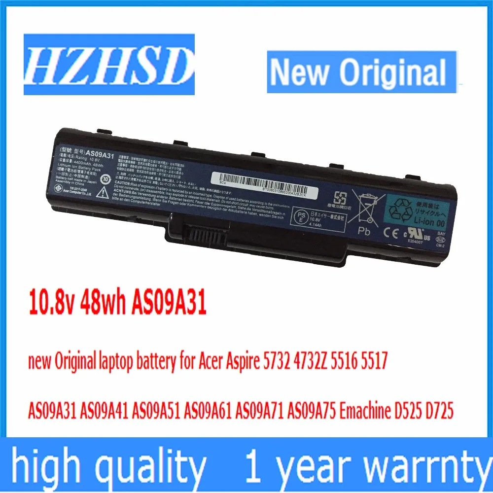 

10.8v 48wh AS09A31 4732 new Original laptop battery for Acer Aspire 5732 4732Z 5516 5517 AS09A31 AS09A41 AS09A51 AS09A61 AS09A71