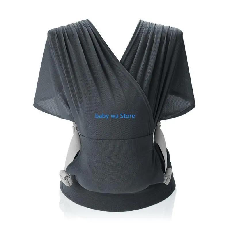 

Soft and Stretchy Baby Sling Wrap Front Facing for Carrier for Newborn Adjustable Baby Wrap for Carrier Bearing 33lbs 4XBD