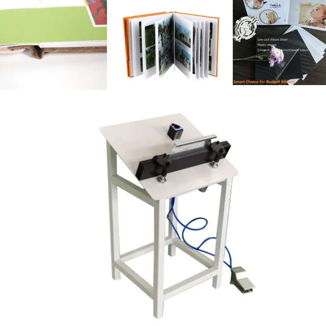 

Double100 Good Quality Manual Pneumatic Album Book Binding Machine for Photobook