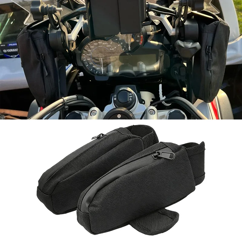 

Motorcycle Side Storage Bag Waterproof Tool Pouch Windscreen Handlebar Mount Bag For BMW R1250GS R1200GS LC Adventure