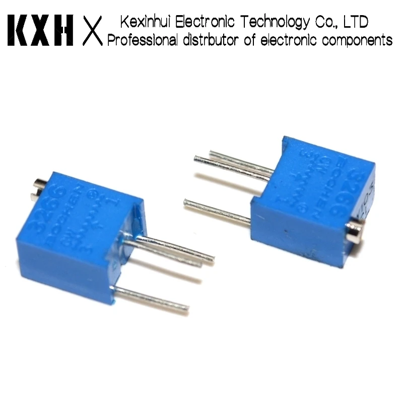 10PCS 3266W Adjustable Precision Potentiometer 1K 2K 5K 10K 20K 50K 100K 200K 500K 103 1M 101 201 501 100R 200R 500R 100 200 500