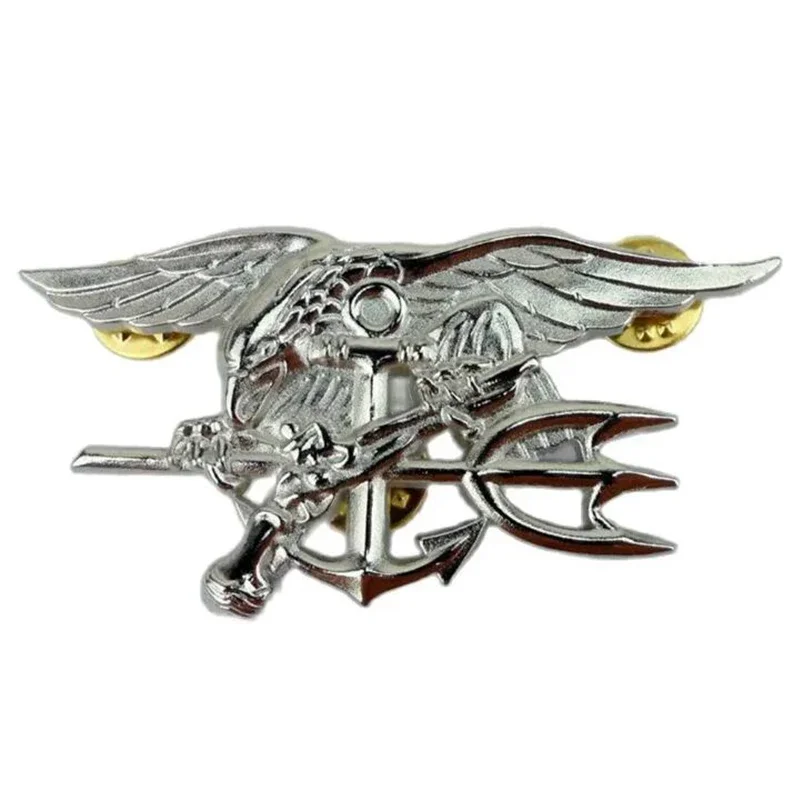 U.S. Navy Seals Trident Badge Pin NSWGs US Special Warfare Insignia Brooch view 3