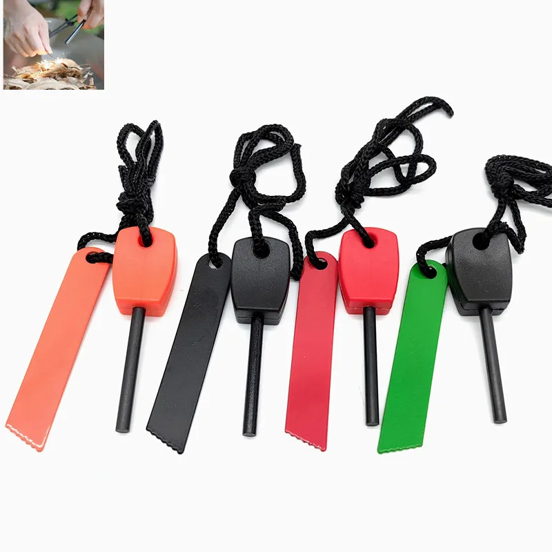 

Outdoor Waterproof Mini Ignition Stick Magnesium Strip Scraper Camping Survival Ignition Stone Portable Fire Starting Device