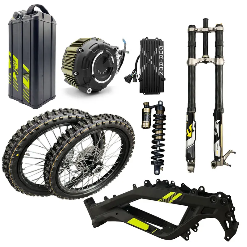 

WNP-LFY299 Motorcycle Frame Parts,Battery Motor Controller,Fork Wheel Kit for Sur-ron Light Off-Road Motorcycle,Styles Available