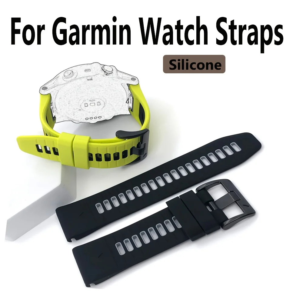 Quickfit 22 26 مللي متر حزام (استيك) ساعة ل Garmin Fenix 8 47 مللي متر 51 مللي متر/7X/7/6X/6 Pro/5X/5 Plus/Epix Gen 2 استبدال حزام سيليكون سوار
