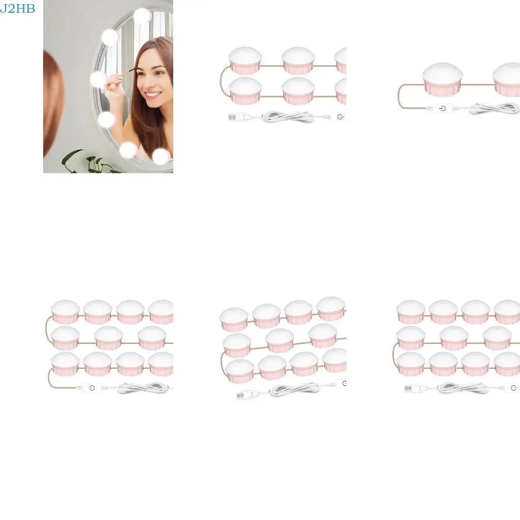 

J2HB Dimmable Зеркальные огни Маленькие лампочки 3 Яркость настройки.