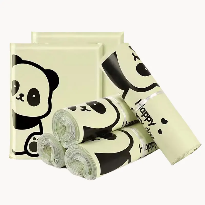 INPLUSTOP 50Pcs Clothing Express Shipping Pouch Cute Cartoon Mailing Clothig Gifts Storage Pouch Self Seal Transport Courier Bag