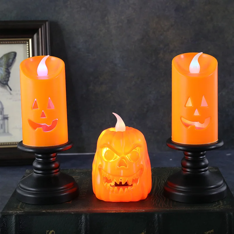 New Halloween Pumpkin Lights Fun Led Luminous Decorative Pumpkin Lights Bar Secret Room Holiday Home Decoration Props Gift