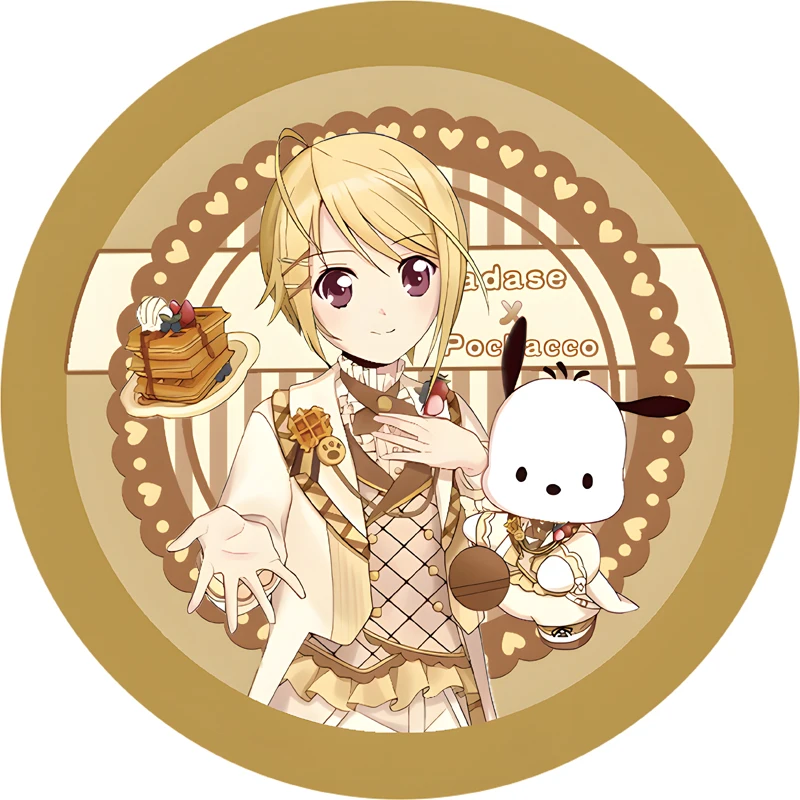 Broches en émail de dessin animé Shugo Chara, Hinamori Amu Tsukiyomi Ikuto, Badges de Cosplay, broches en alliage de figurine de dessin animé, ornements de chapeau de sac à dos