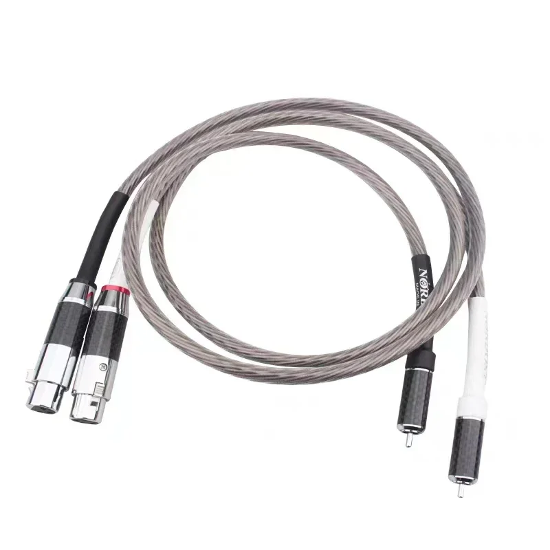 Pair Nordost Odin 7N Silver Plated RCA Cable 12Cores HiFi Audio XLR Balanced Interconnect Line