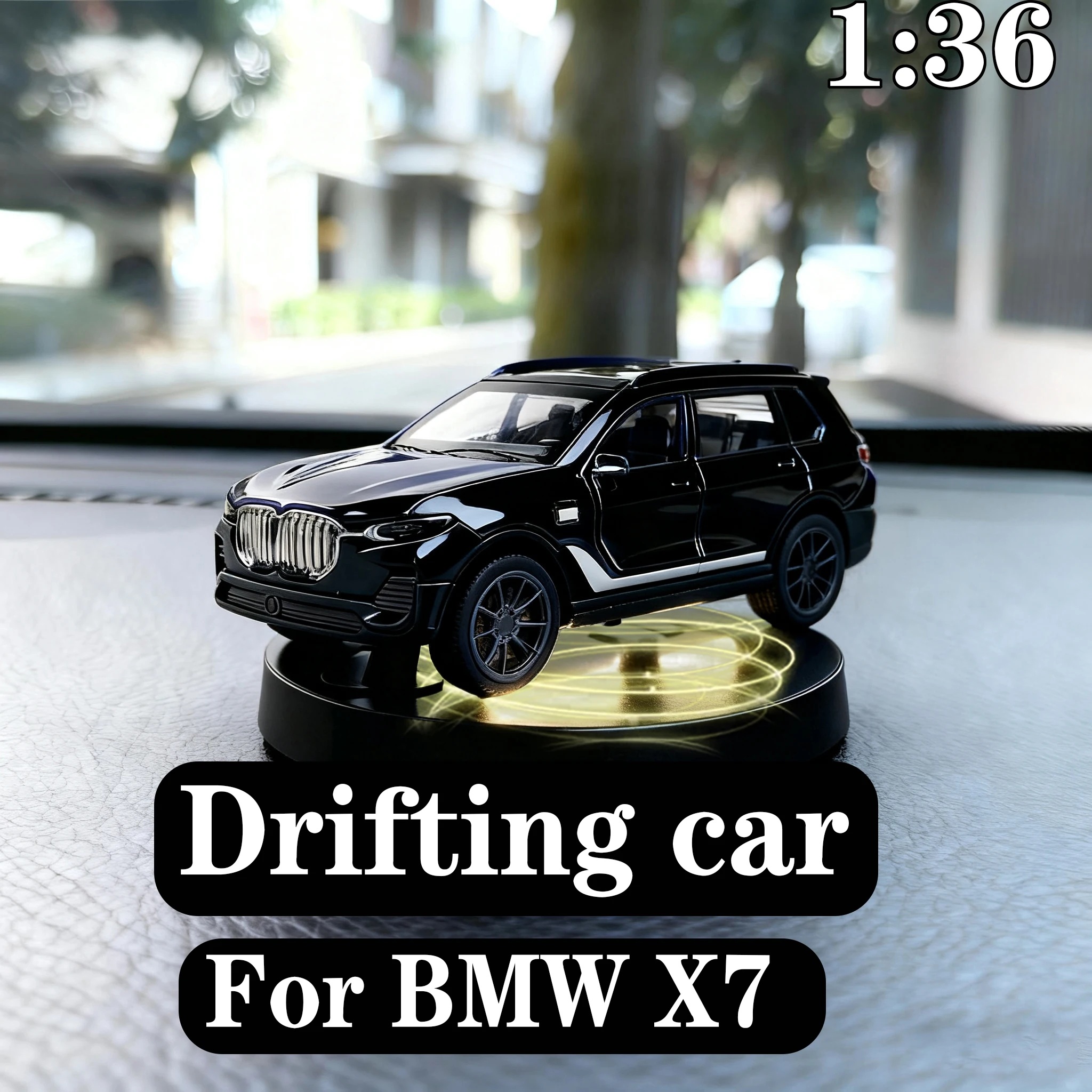 

Drift Rotating Ornaments Car Toy Model For BMW X7 Car Model Ornament Fun Child Men Gift Car Center Console Decoration