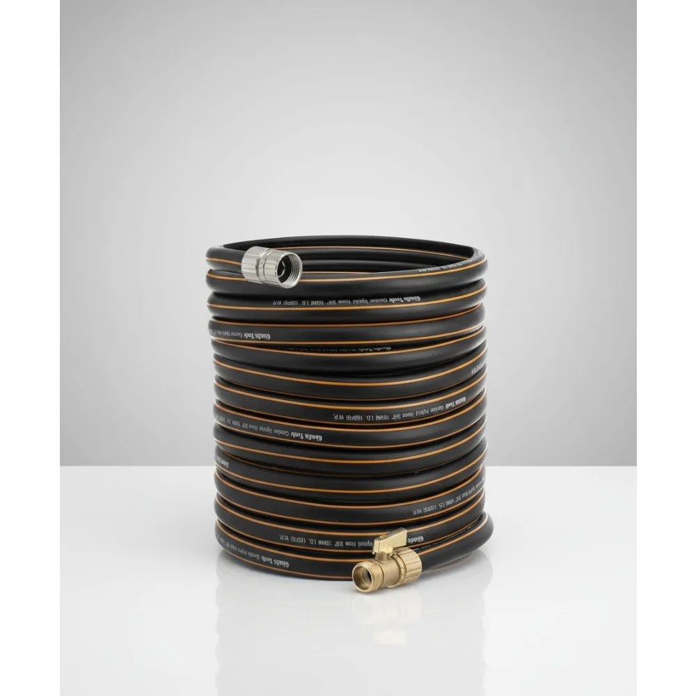 

Flexible Heavy Duty Garden Hose 75ft 5/8" No Kink Lightweight Leakproof for Lawn Car Wash Pets