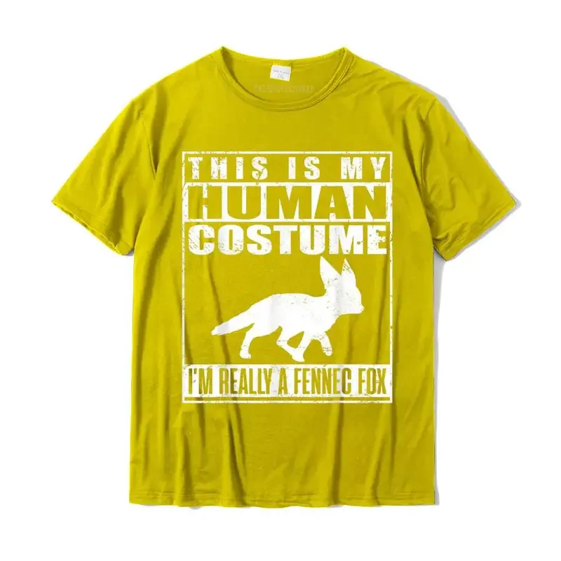 This Is My Human Costume I'm A Fennec Fox Halloween Funny T-Shirt 3D Printed Tops T Shirt Cotton Mens Tshirts 3D Printed Rife