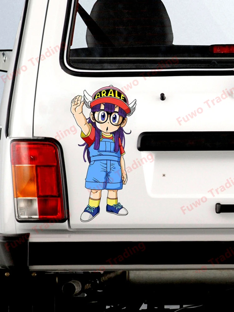 

Animation Car Sticker Arale for Car Motorcycle Racing Helmet Laptop Trunk Body Car Window Surfboard Waterproof PVC Vinyl Decals