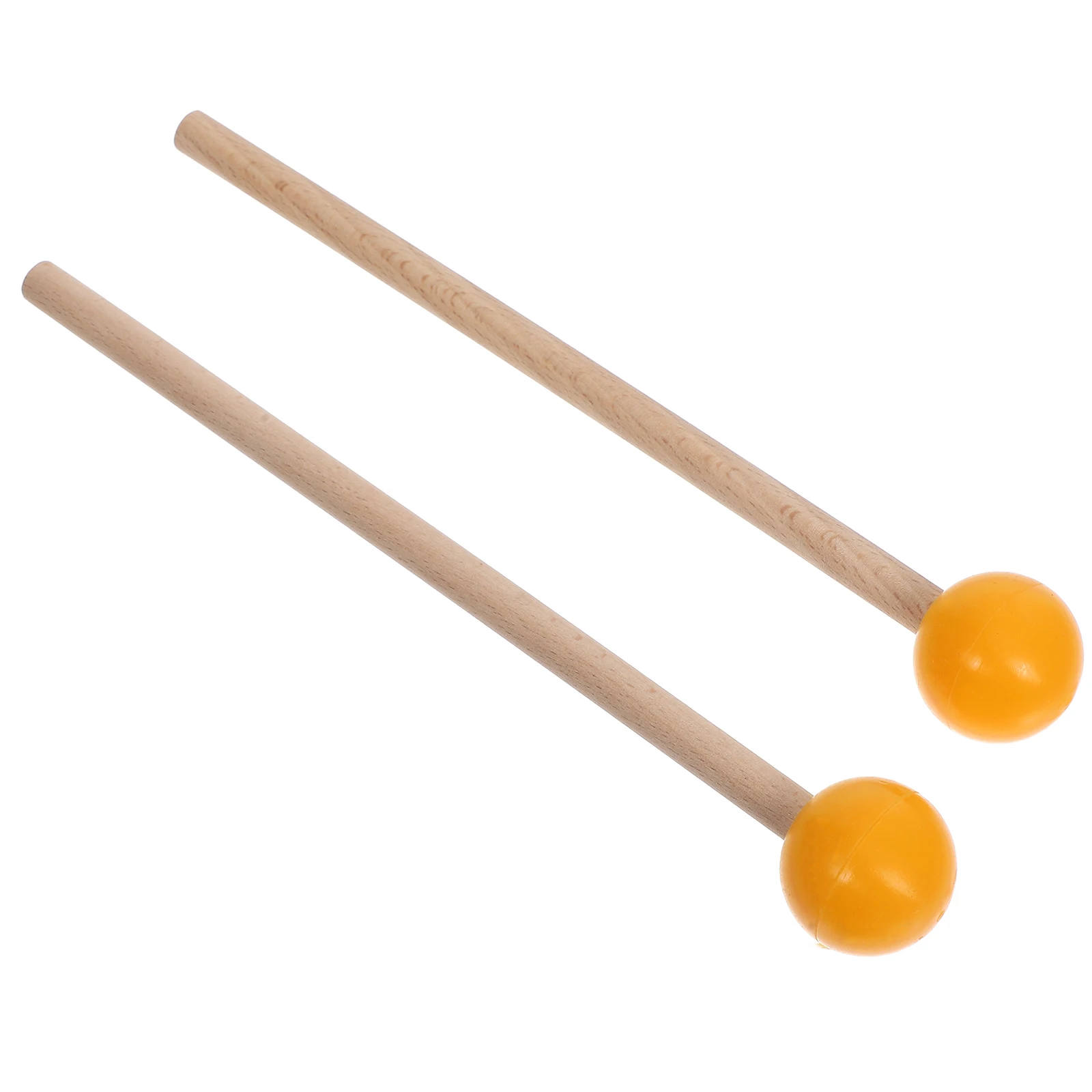 

1 Pair Xylophone Rubber Tip Wooden Drumsticks For Glockenspiel Percussion Instruments School Performance Practice Mallets