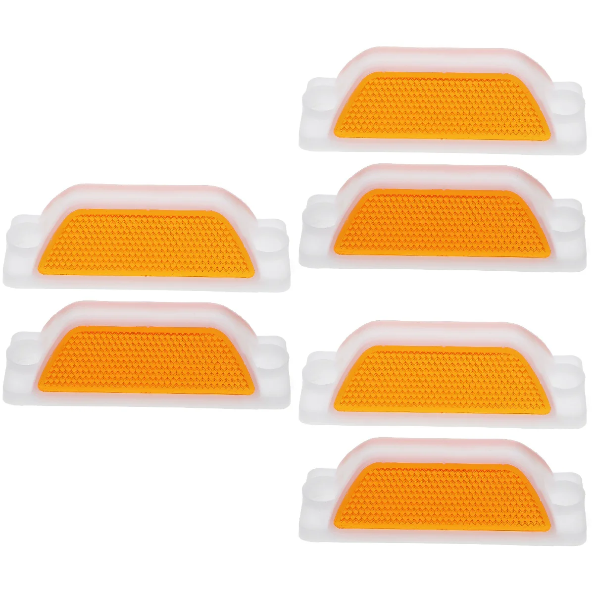 

3 Pieces Reflective Delineator Driveway Markers Road Reflectors for Pavement Signs Fence Delineators Polycarbonate Plastic