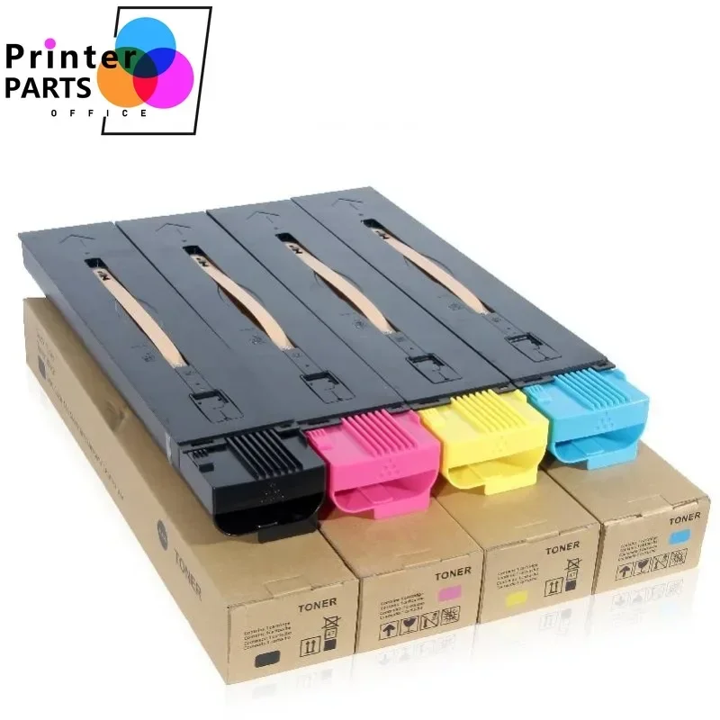 Conjunto de 4 Cartuchos de Toner C60 C70 C550 C560 C570 para Xerox Color 550 560 570, Pó de Toner DocuCentre IV C5580 C6680 C7780