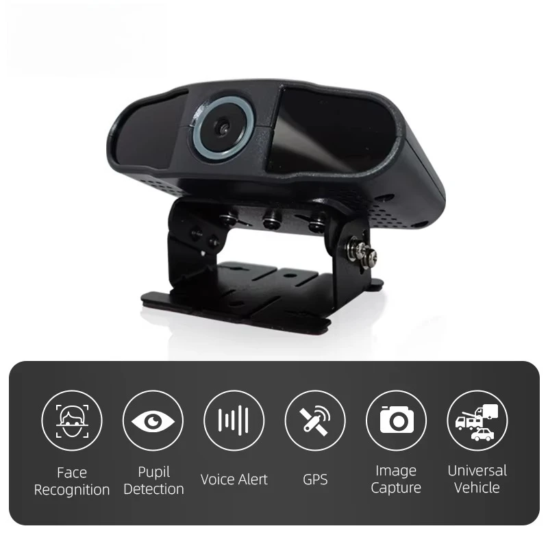 AI Face Recognition Car Driver Anti Sleep Fatigue Alarm Sensor Behavior Monitoring Alert Device