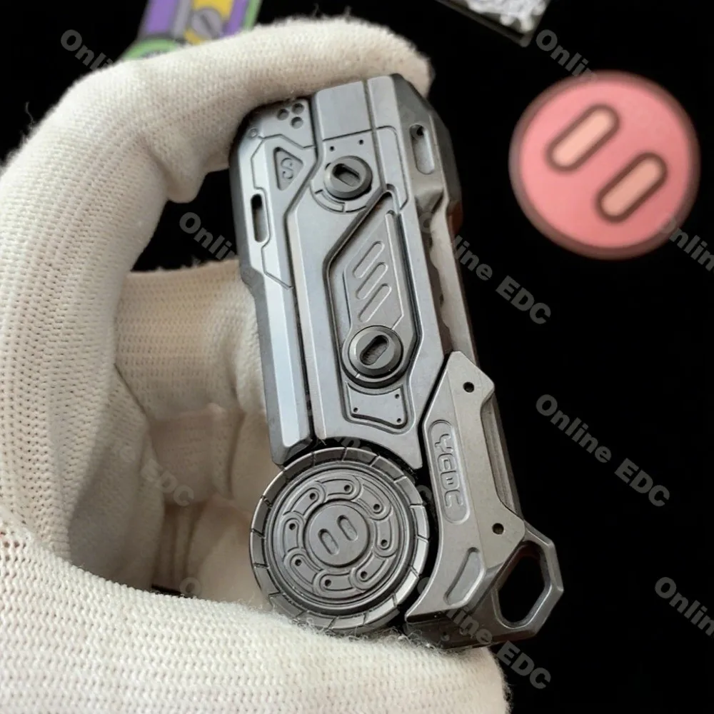 Gebrauchte EDC-Spielzeuge YEDC Zirkonium MT99 VIP Limited Edition Fidget Slider Stressabbau-Spielzeug Büro-Schreibtischzubehör Push Slider