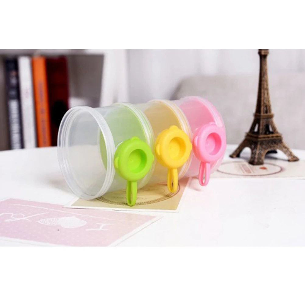 

3 Layers Portable Milk Powder Box Stackable Baby Formula Container Dispenser Feeding
