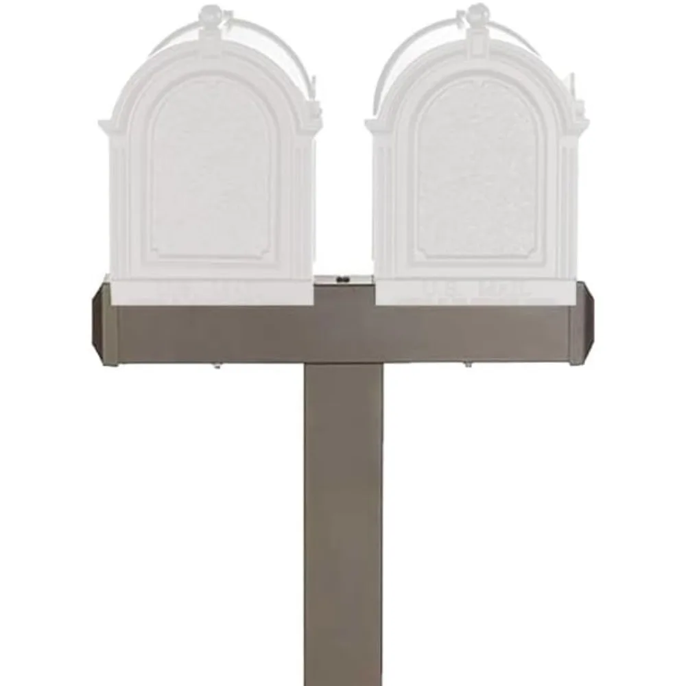 Whitehall Dual Mailboxes and Post Package, French Bronze