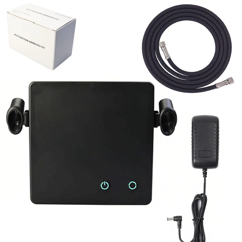 Compressor airbrush kit accessories for tattoo makeup, manicure paint, with 40psi automatic stop compressor kit