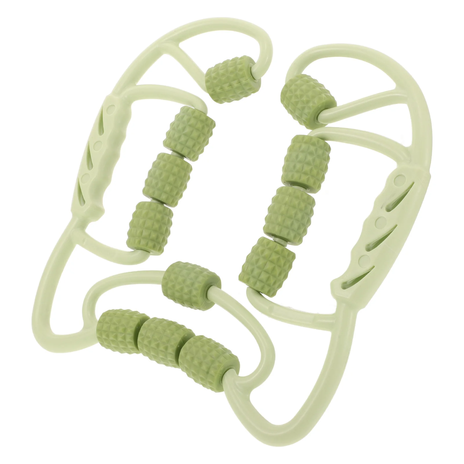 

1 шт. массажер для ног, инструмент для облегчения глубоких тканей икры, йога, пилатес, портативный прочный полипропиленовый массажер для ног, бедер, мышц массажер