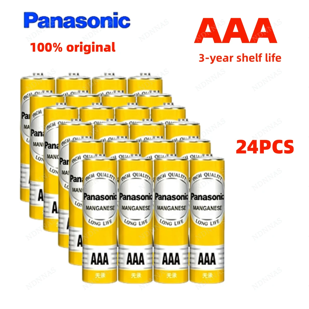 Panasonic 9V 6F22 AAA AA C D R03 R6 R14 R20 Droge Batterijen Voor Rookmelder Multimeter Metaaldetector Deurbel Walkie Talkie