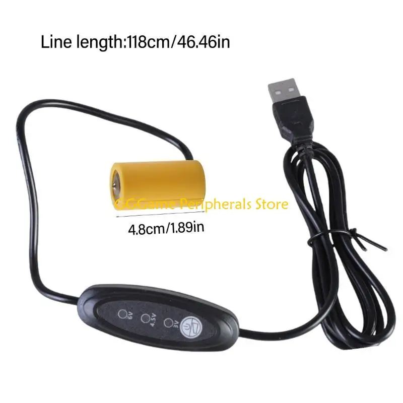U55B USB إلى LR14 C مزيلات البطارية استبدال عدة 5 فولت إلى 3 فولت 4.5 فولت 6 فولت محولات إمدادات الطاقة 2-4 قطعة LR14 C توصيل