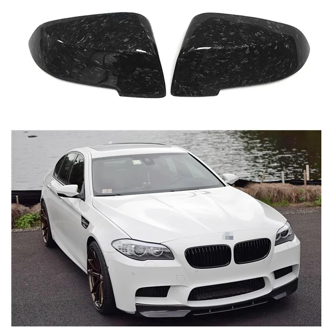 OEM Fitment Forge Carbon Side Mirror Cover For BMW 5 Series F10 F11 F18 F01 F02 F07 2014-2016 OEM Style Rearview Mirror