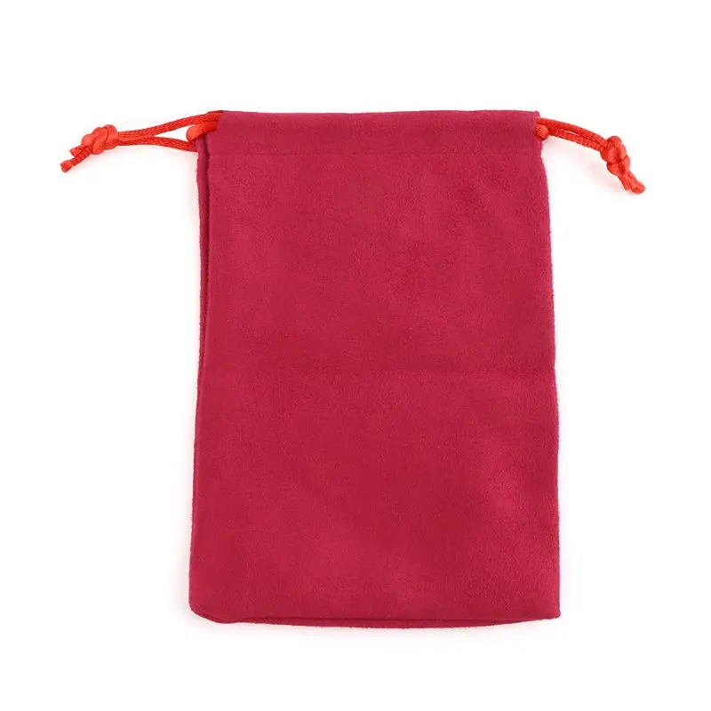 2024 Suede Velvet Tarot Cards Storage Bag Jewelry Flannel Bag Board Game Card Mini Drawstring Package Game Tarots Storage Bag