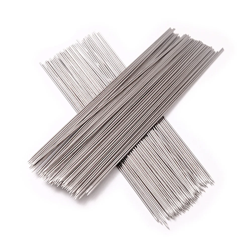 100 Pcs Skewer Skewers Campfire Forks Barbecue Sticks Marshmallow Roasting Hot Dogs BBQ Stainless Steel