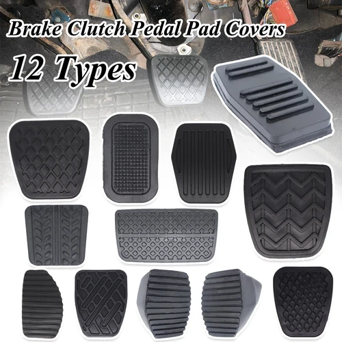Imagen 1 del producto Cubierta de goma para Pedal de embrague de freno de coche, accesorios para Citroen, Mazda, Toyota, Acura, Honda, Lexus, Nissan, Suzuki, Ford, Peugeot