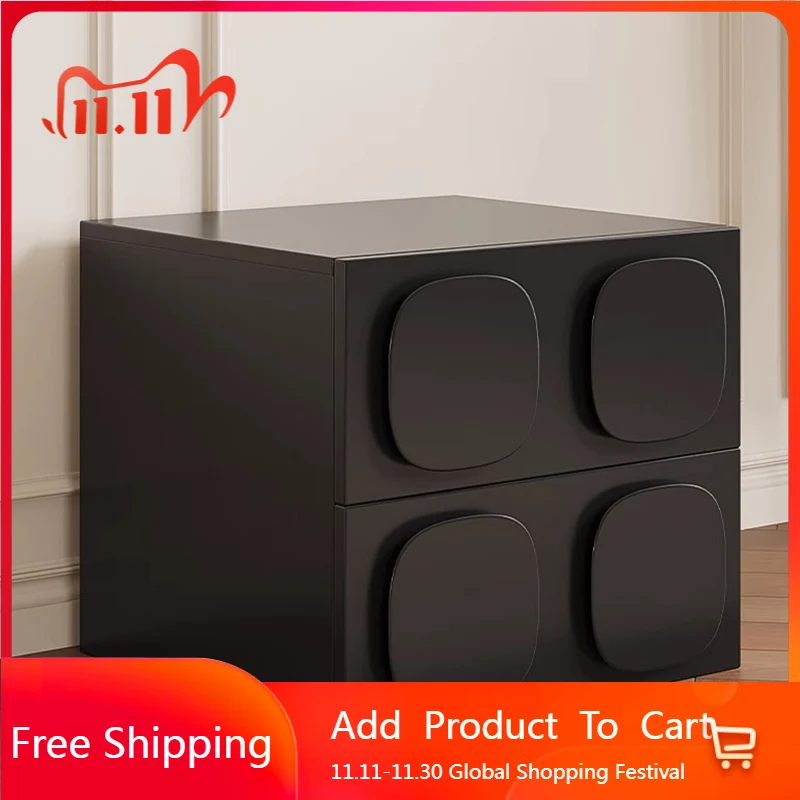 Bonito coreano mesa de cabeceira na moda decoração japonesa librero canto vaidade quarto cabeceira simples madeira mini gavetas móveis para casa