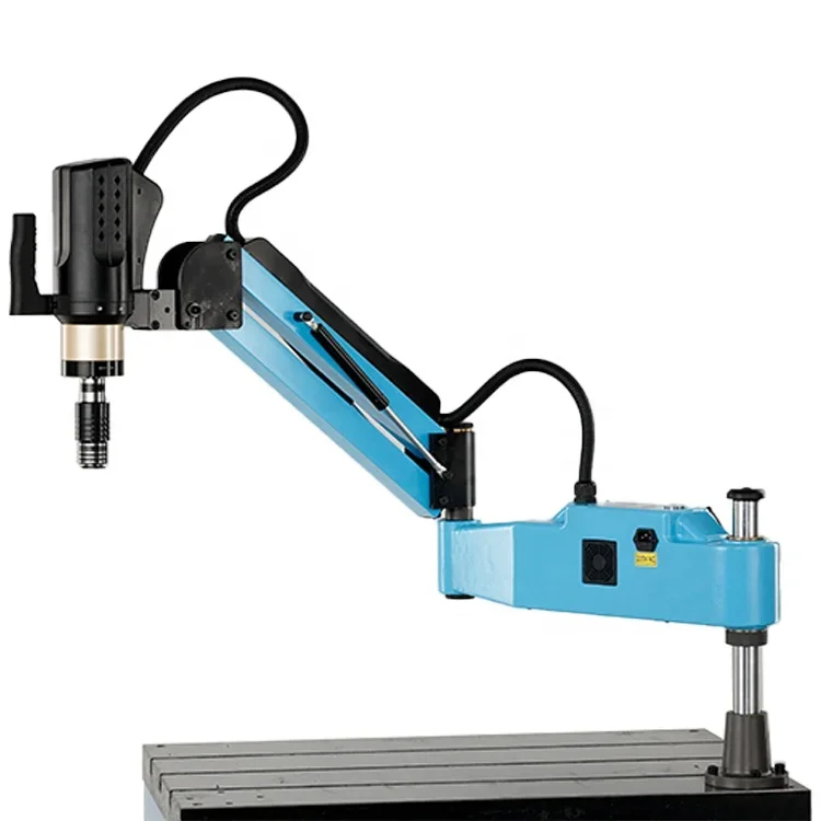 Stock M3 to M16 Tap Collets Electric Threading Tapper Vertical Flexible Arm Automatic servo electric Tapping Machine