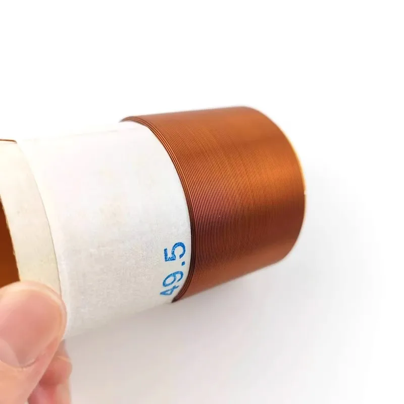 GHXAMP Subwoofer da 49,5 mm Altoparlante Bobina vocale in fibra di vetro Bobina di uscita a 4 vie 4ohm doppia linea 4 strati avvolgimento auto 1 pezzo