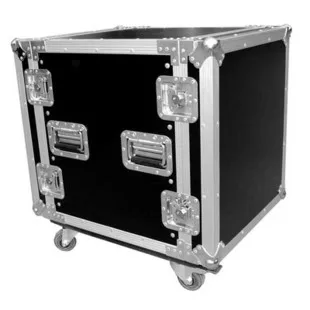 

12U two-door standard chassis cabinet, professional power amplifier chassis - 18 inches deep 12U Foshan Aviation Case Factory
