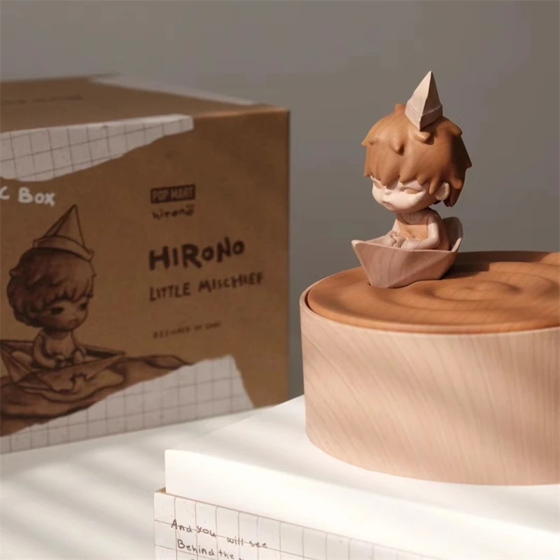 

HIRONO Little Mischief Hirono Action Figures Toys Dolls Anime Figures Children Birthday Gifts for Kids Hirono Music Box Toys