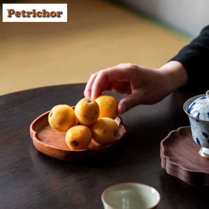 الجوز وعاء تحمل حامل بوتيك حامل فنجان الشاي تخزين المياه الجافة فقاعة الجدول صينية الشاي الوقايات المقاهي اكسسوارات الحلي #4