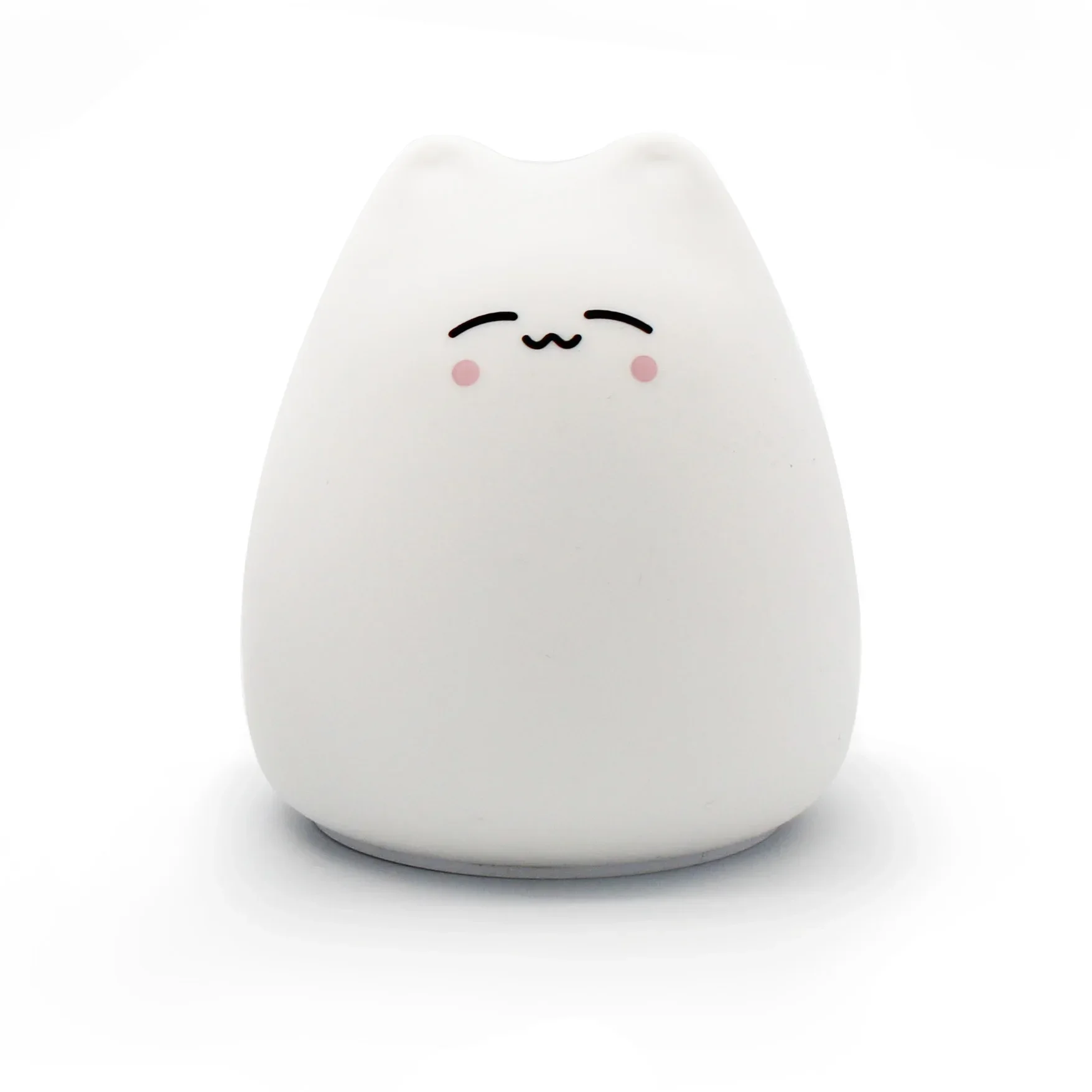 Touch Night Light Colorful Cat Silicone Animal Light Led lights Cartoon Silicone Lamp Bedroom decoration lights Bedside lighting