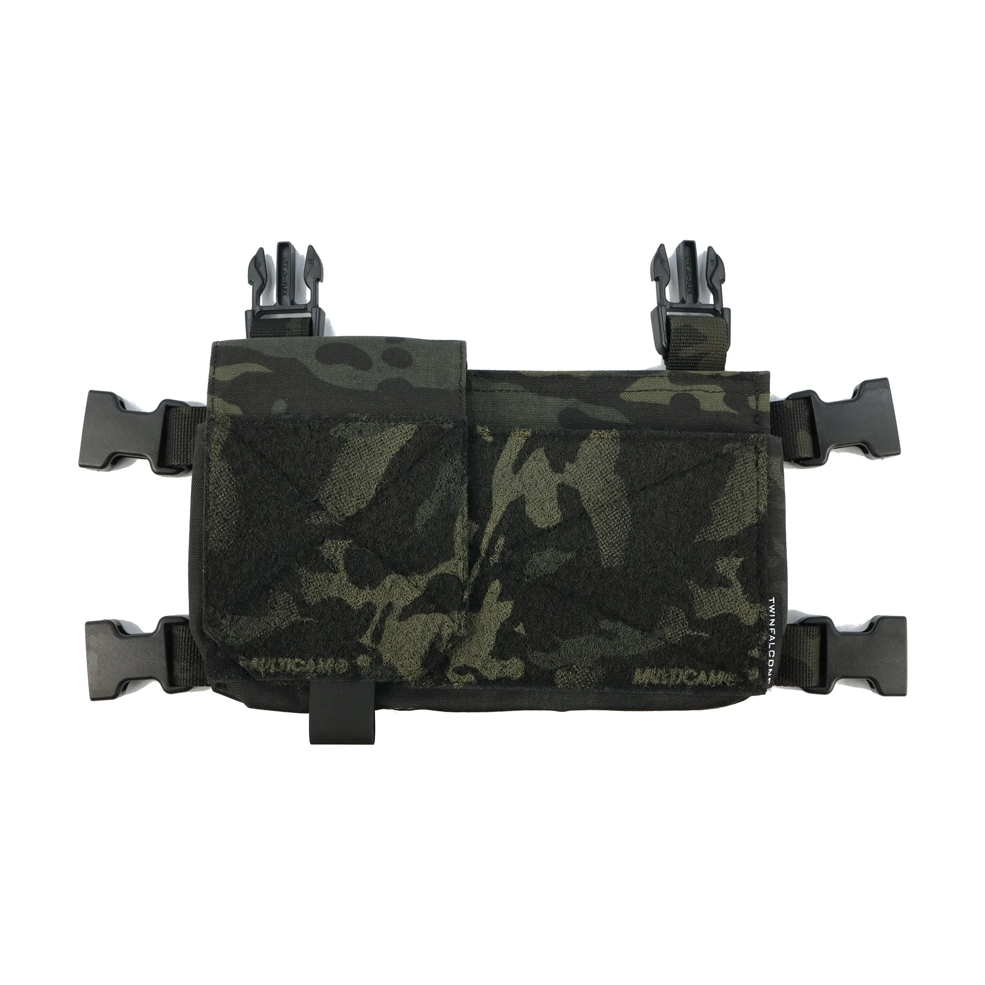 Delustering TwinFalcons Tactical Airsoft Chassis w/ Half Flaps of MFC 2.0 S Chest Rig Lightweight Low Profile