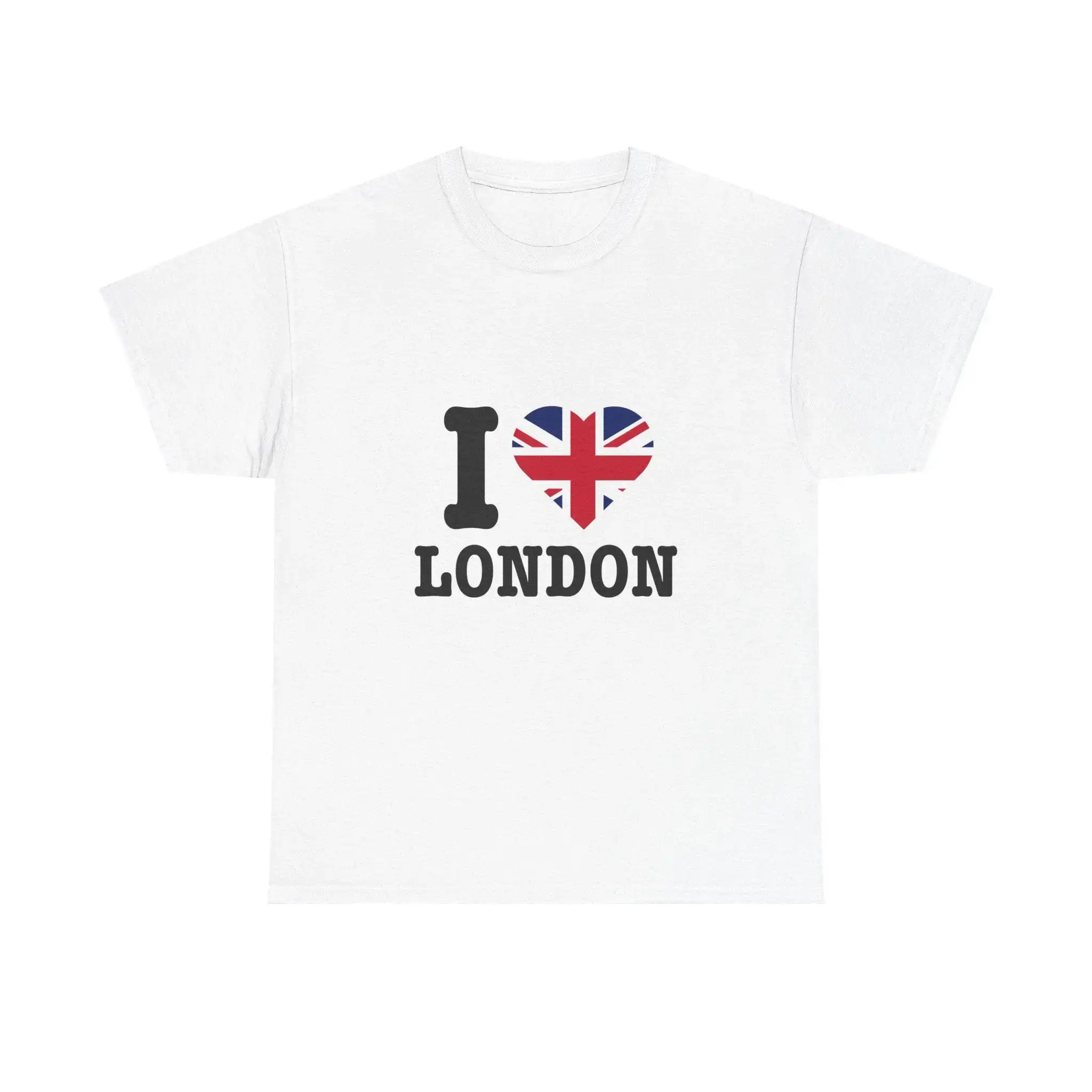 Perfect for Travelers UK Souvenirs Vacation T Shirt Y2K Vintage Tops I Love London Tees London City Graphic Print Tee Unisex