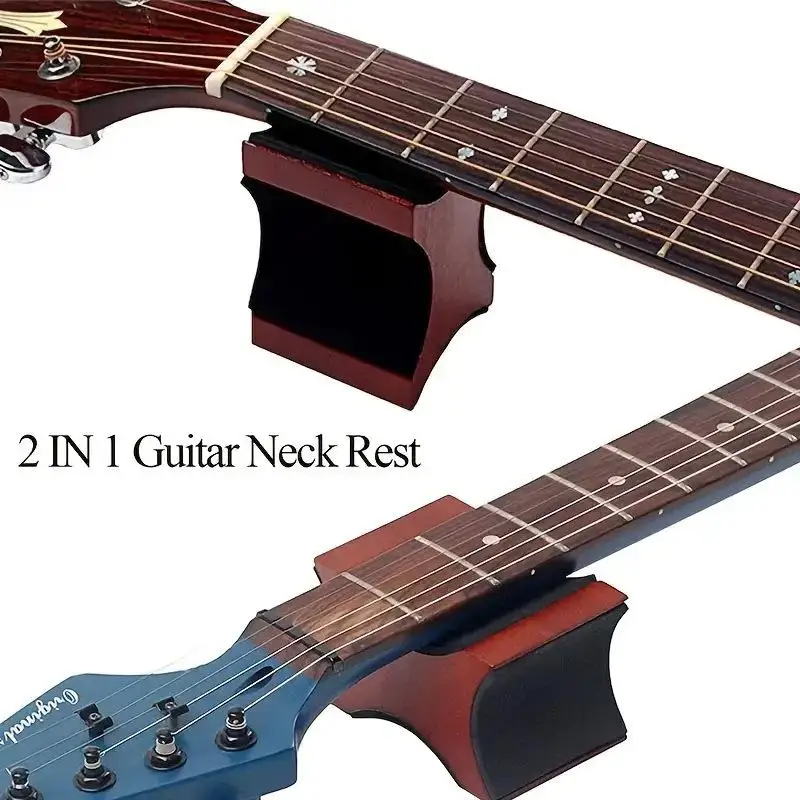 1PC Skilled Guitar Neck Cushion Support | Two-Level Height for Music Instrument Repair | Wood Bench Tool
