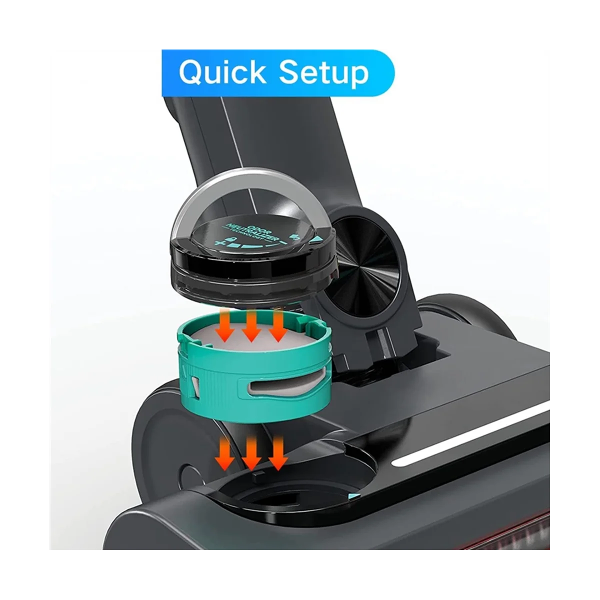 5 pièces d'alignement des odeurs de melon pour aspirateur, pour AZ3000 AZ3002 HZ3000 HZ3002 ZD550 IZ862H 15Rivière FC3000