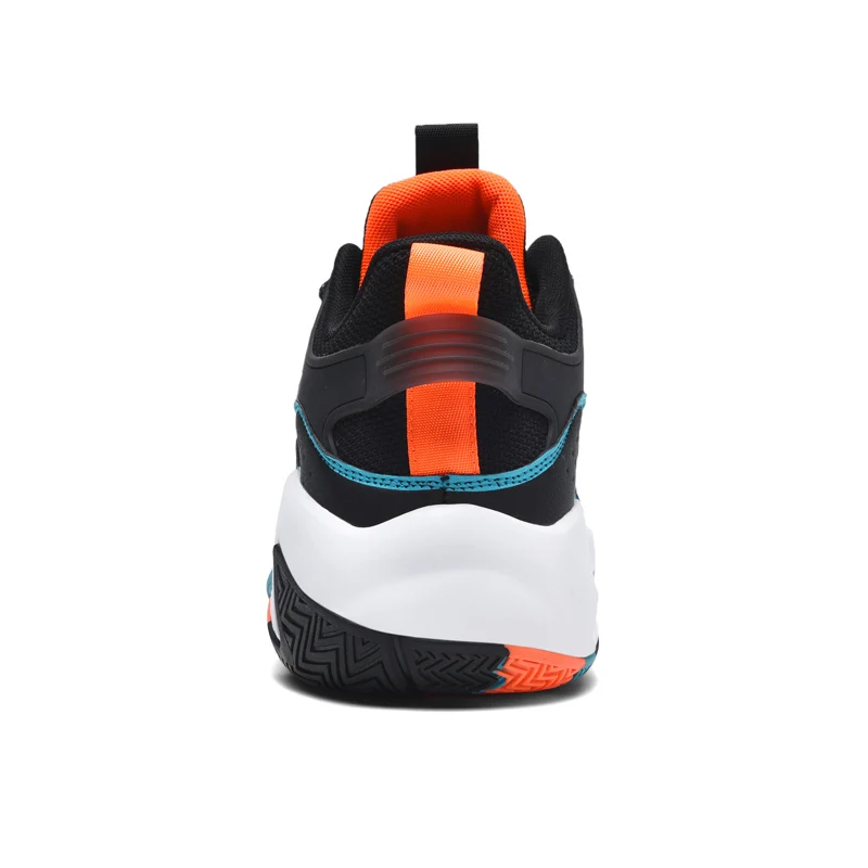 Menโs Basketball Shoes Breathable Knit Sneakers Gym Training Shoes Comfortable Boys Non-Slip Athletic Shoes Male Size 39-48