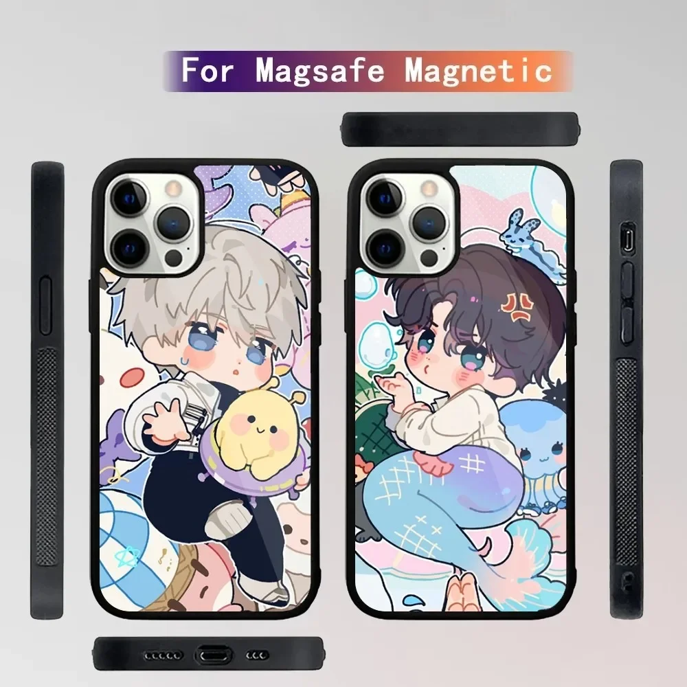 

love and deepspace Phone Case For iPhone 16,15,14,13,12,11,Plus,Pro,Max Mini Magsafe Magnetic Wireless Charging