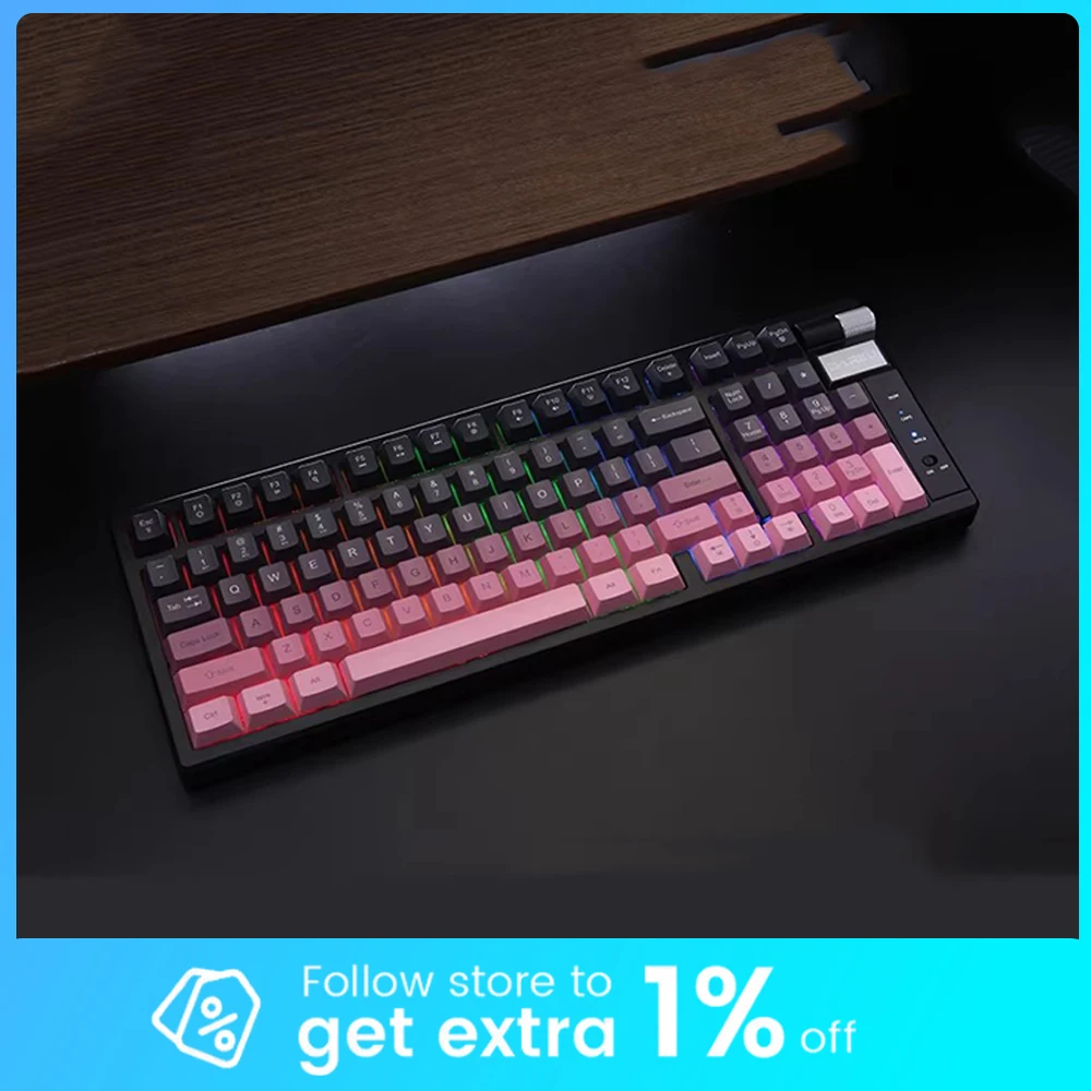 DAREU LK98pro Mechanical Keyboard Three Mods Low Delay RGB Gaming Keyboard High Endurance Gasket Hot Swap Pc Accessories Gifts