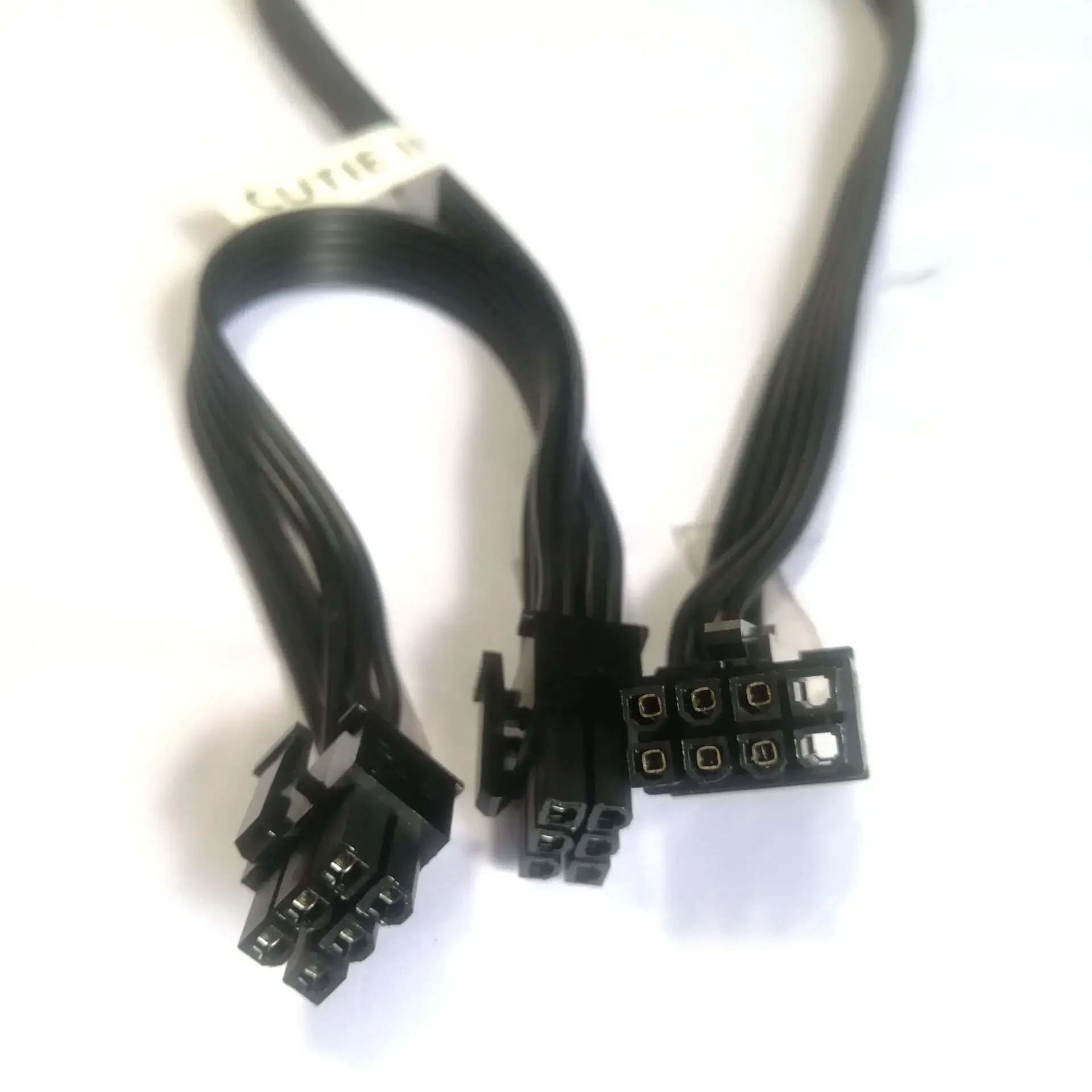 Cabo de alimentação Divisor Adaptador para Módulo PSU Seasonic, Série KM3, 8Pin para 2 Port, 2 PCI-E, GPU, 6Pin, 6P