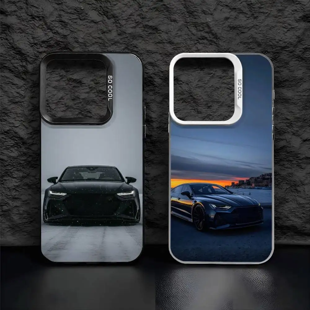 

Cool Sport R-S-7-ES Car Phone Case For iPhone 16,15,14,13,12,17,Pro,MAX Black Matte Shockproof Cover