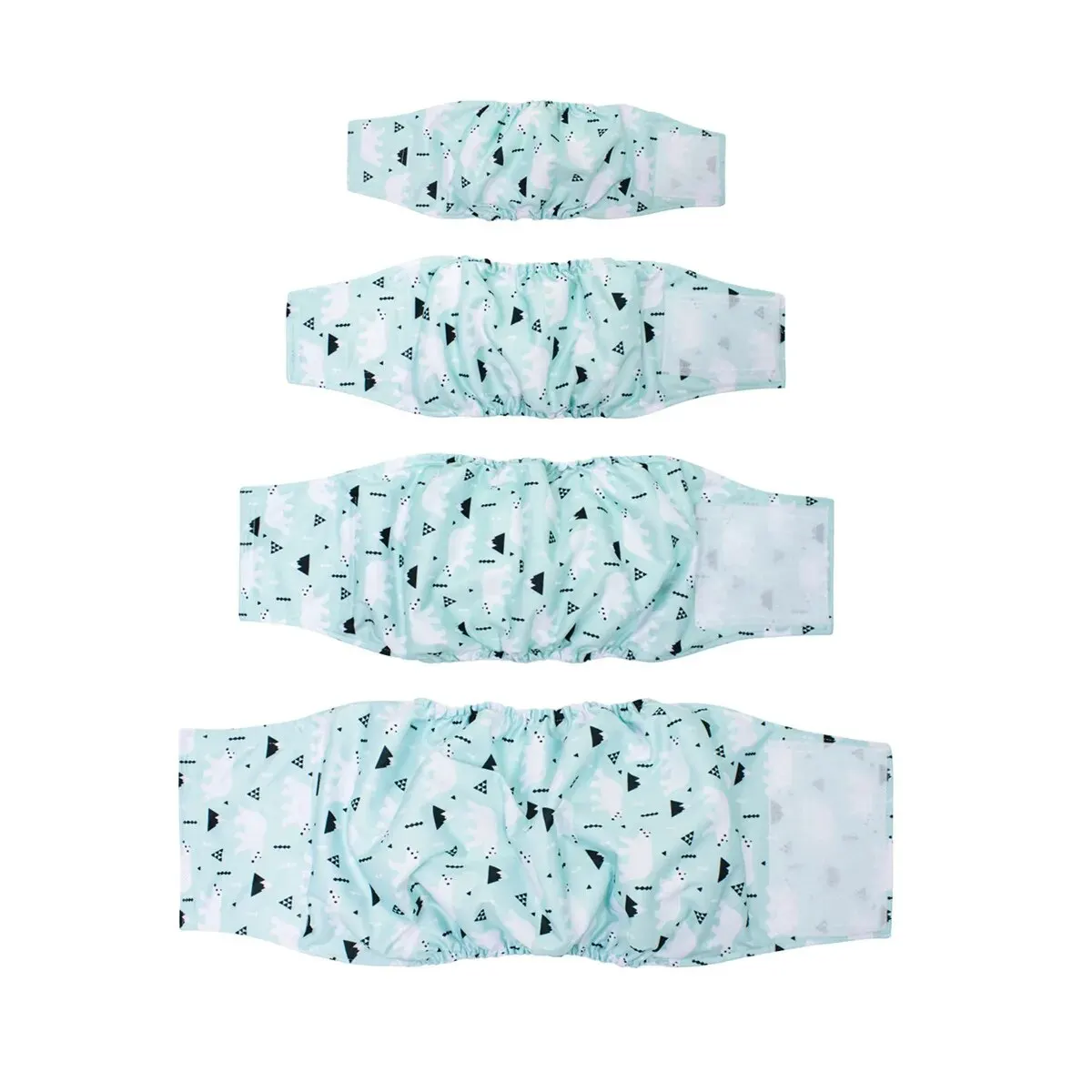 1PC Washable Belly Band for Male Dogs High Absorbing Male Dog Diapers & Extender Reusable Male Puppy Wraps for Medium